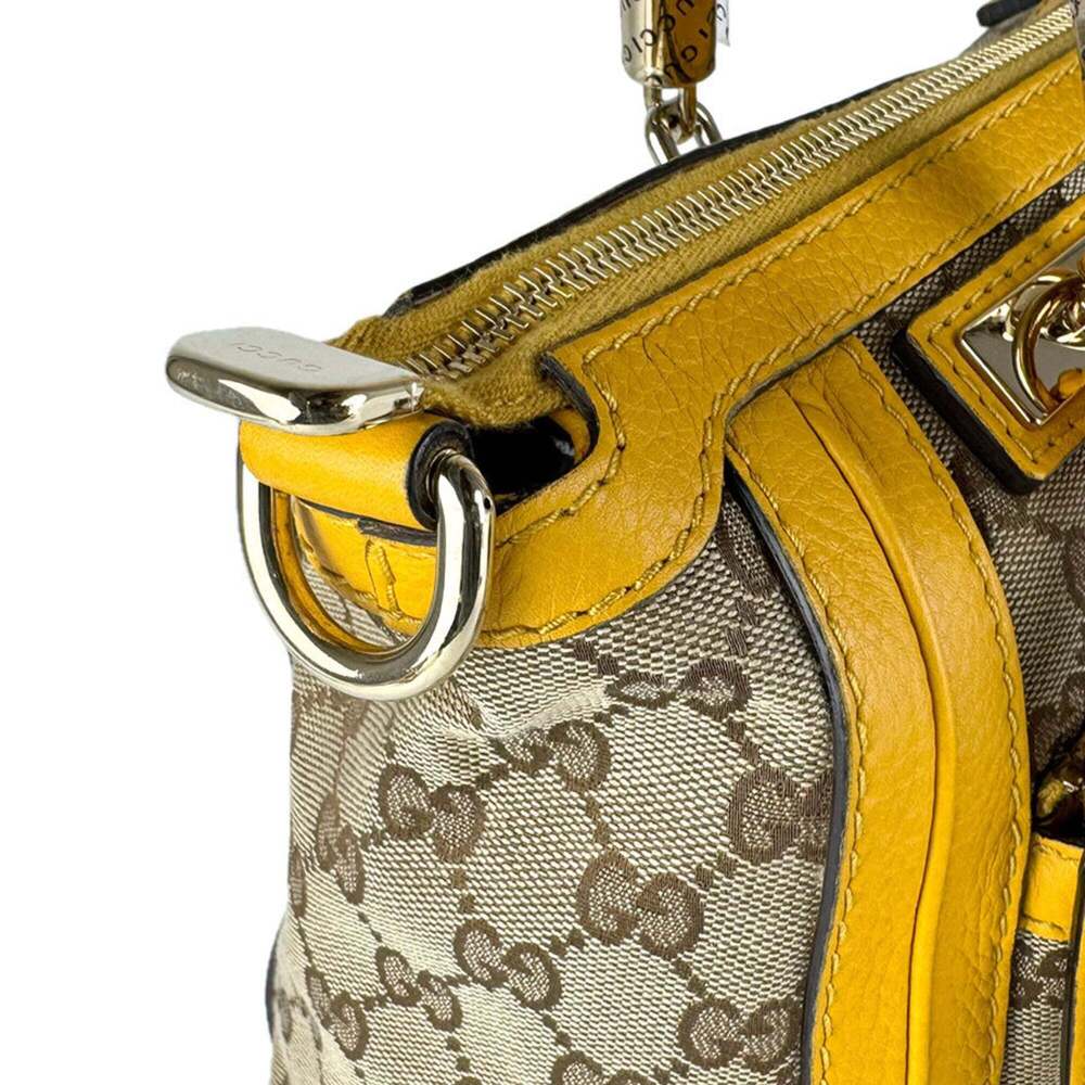 GUCCI Brown Leather Shoulder Bag - Picture 6 of 14